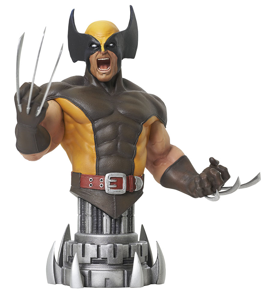 Marvel Comic Brown Wolverine 1/7 Scale Mini Bust