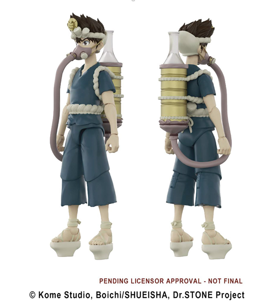 Dr STONE 1/12 Scale Action Figure - Chrome