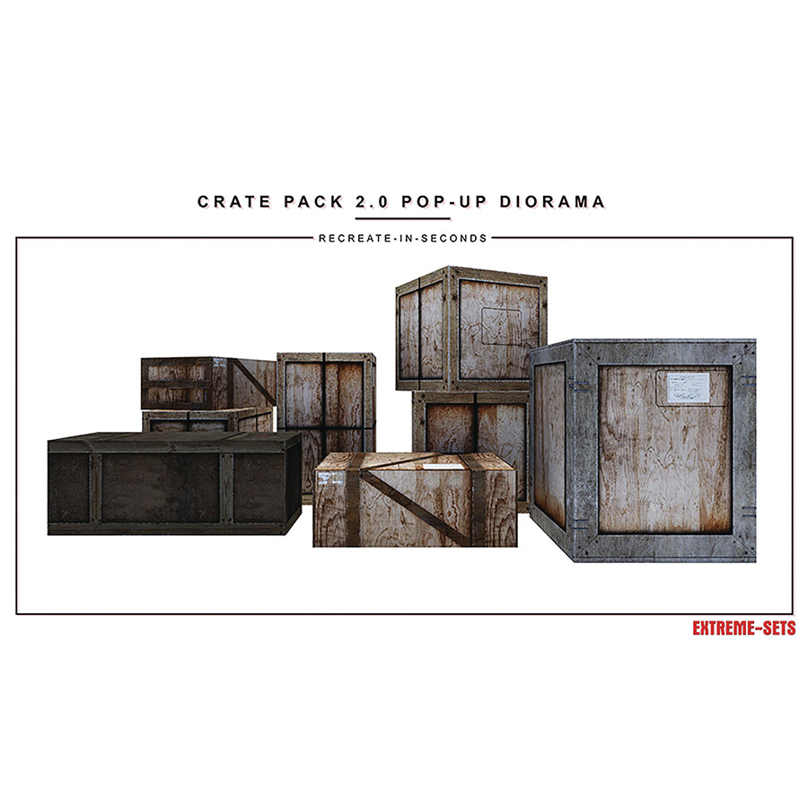 Extreme Sets 1/12 Scale Pop-Up Diorama - Crate Pack 2.0