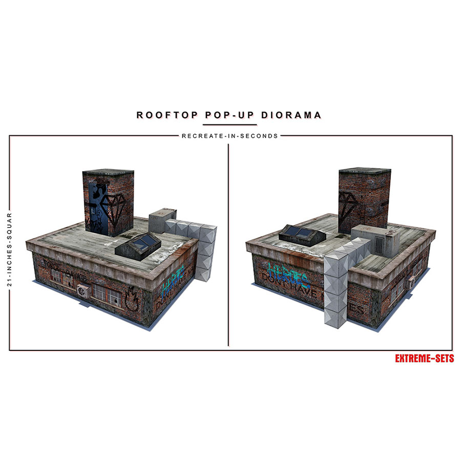 Extreme Sets 1/12 Scale Pop-Up Diorama - Rooftop