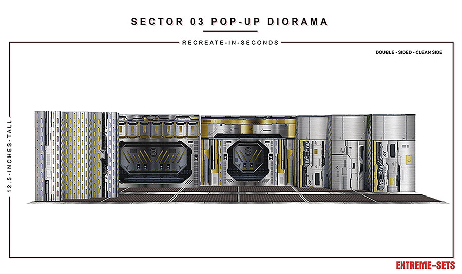 Extreme Sets 1/12 Scale Pop-Up Diorama - Sector 03
