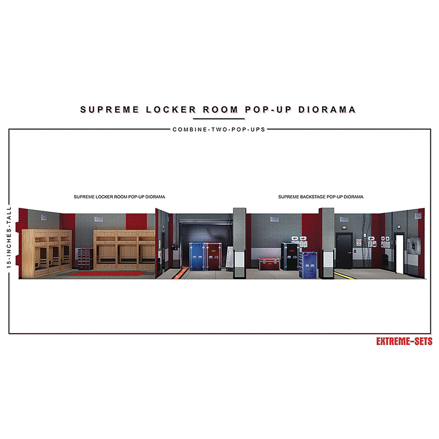 Extreme Sets 1/12 Scale Pop-Up Diorama - Supreme Locker Room