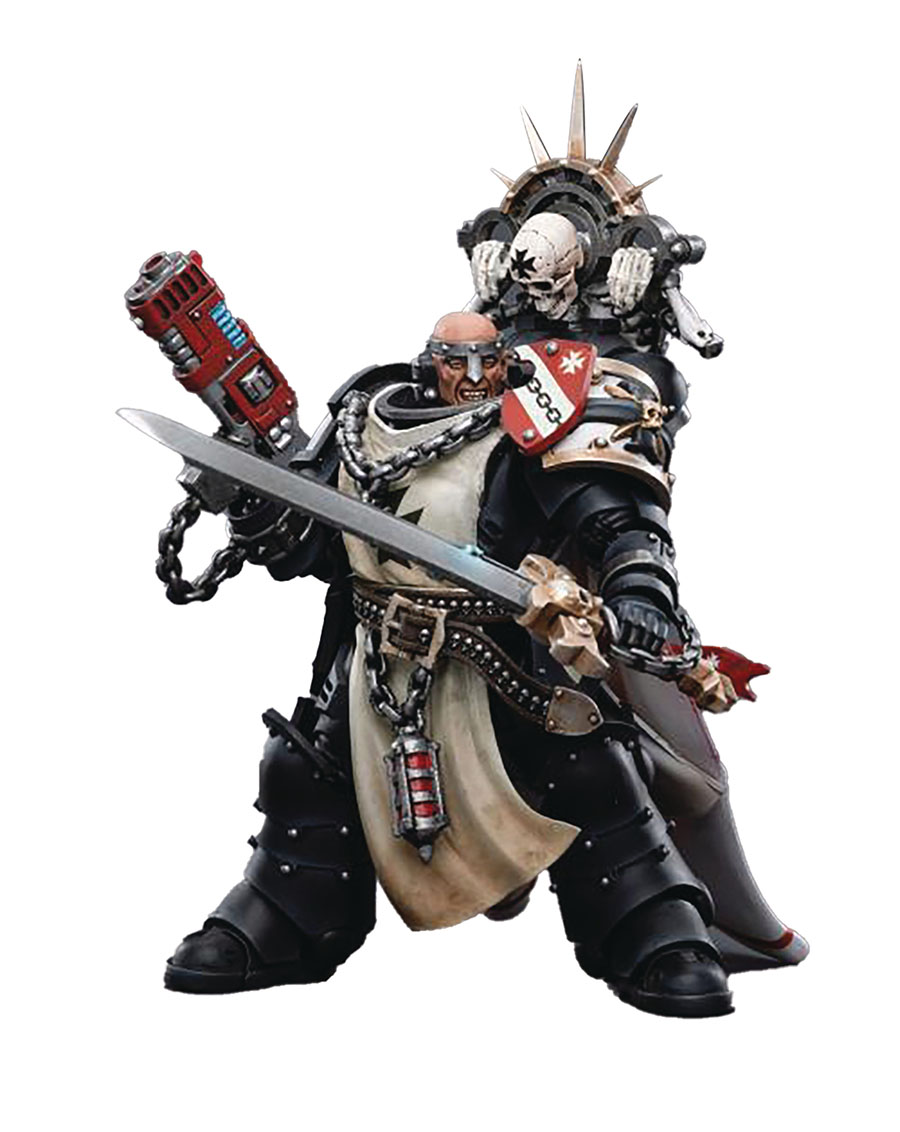 Joytoy Warhammer 40000 Black Templars 1/18 Scale Action Figure - Marshal Baldeckrath