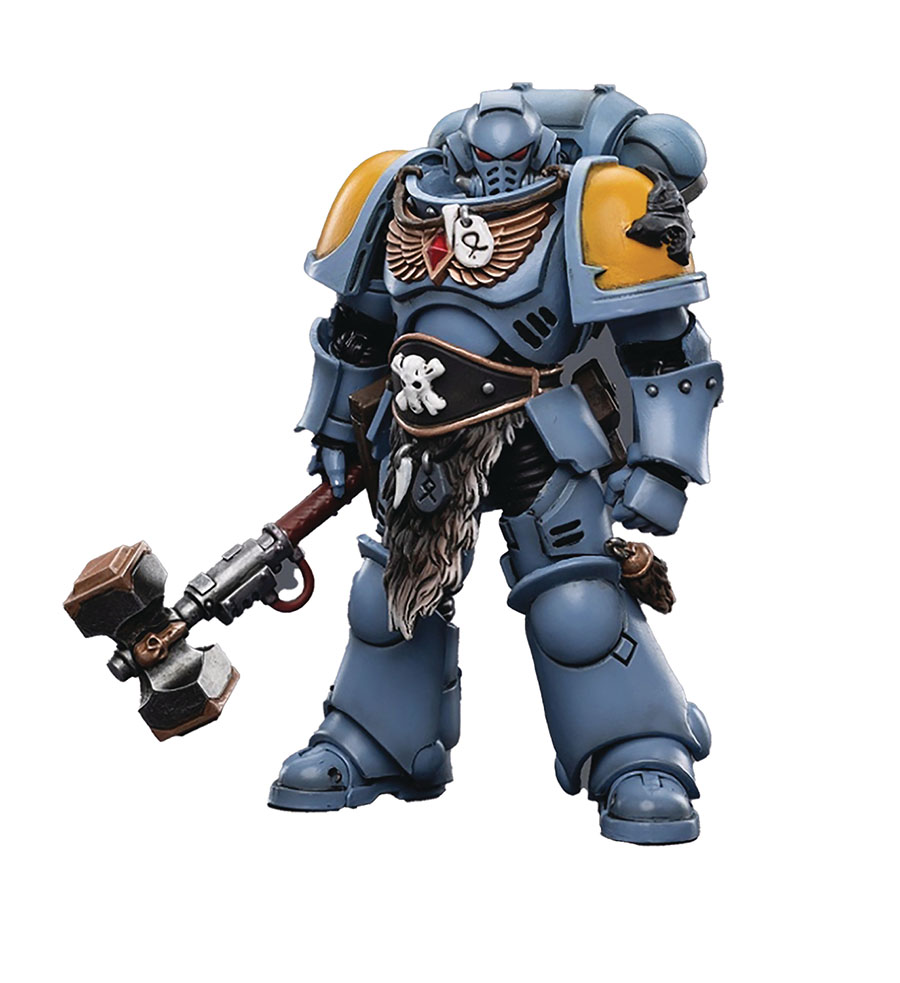 Joytoy Warhammer 40000 Space Wolves Claw Pack Sigyr Stoneshield 1/18 Scale Action Figure