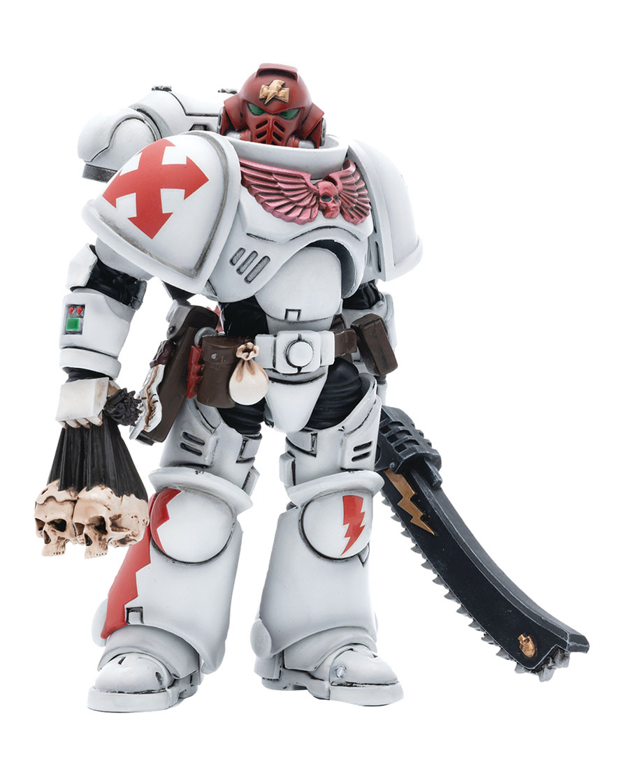 Joytoy Warhammer 40000 White Scars 1/18 Scale Action Figure - Assault Intercessor Tsendbaatar