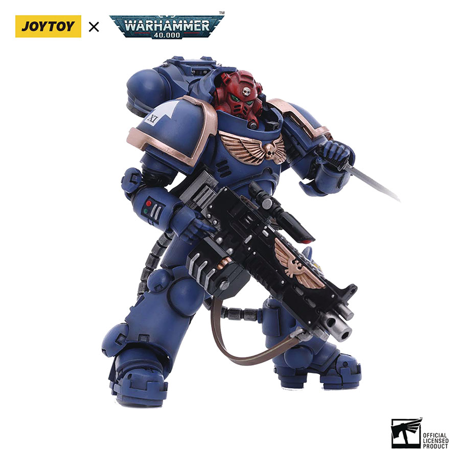 Joytoy Warhammer 40000 Ultramarines Heavy Intercessors 1/18 Scale Action Figure - Sergeant Gardane