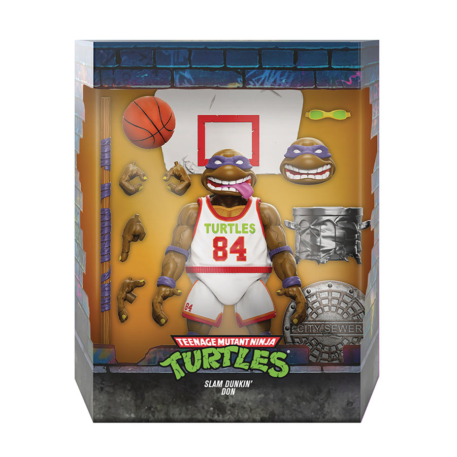 Teenage Mutant Ninja Turtles Ultimate Action Figure - Slam Dunkin Don