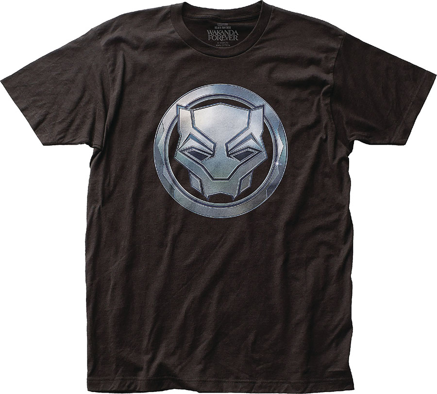Black Panther Wakanda Forever Icon T-Shirt Large