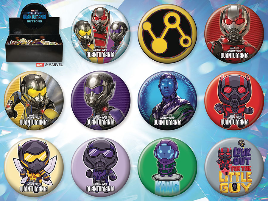Ant-Man And The Wasp Quantumania Button 144-Piece Assortment Case