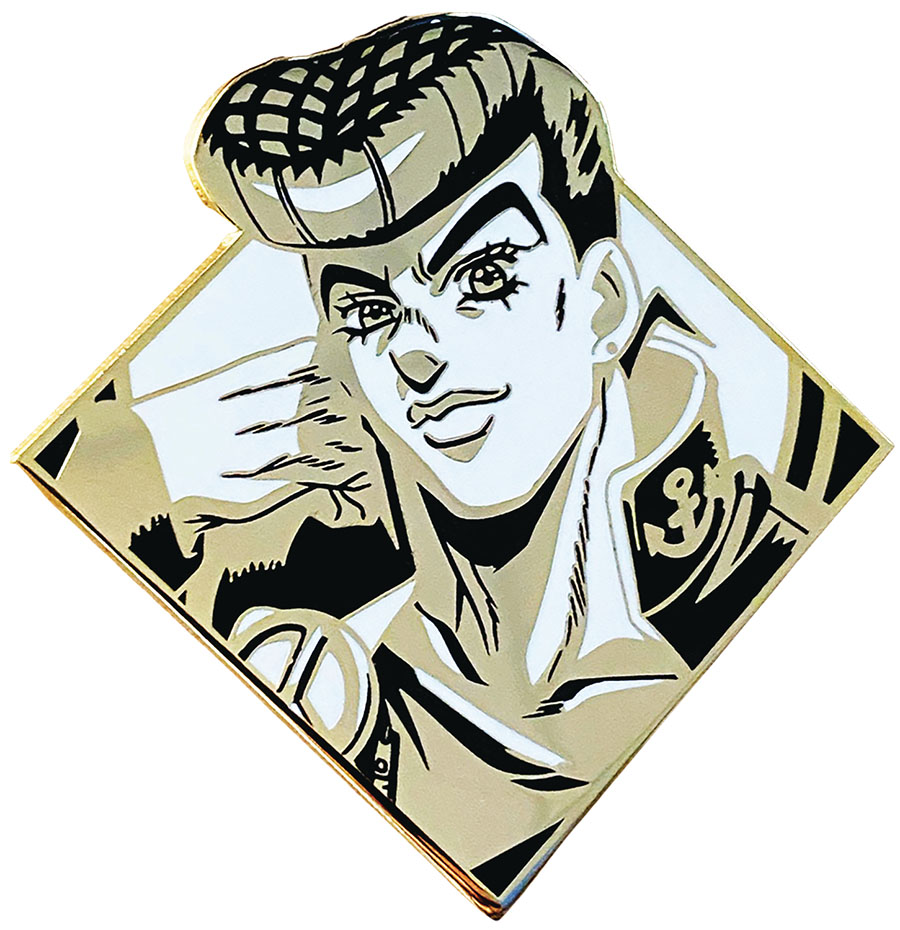 JoJos Bizarre Adventure Zen Monkey Studios Limited Edition 10th Anniversary Pin - Josuke Higashikata