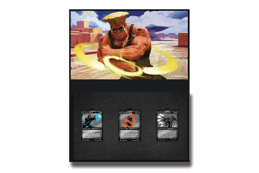 Magic The Gathering Secret Lair x Street Fighter XL 3-Piece AR Pin Set