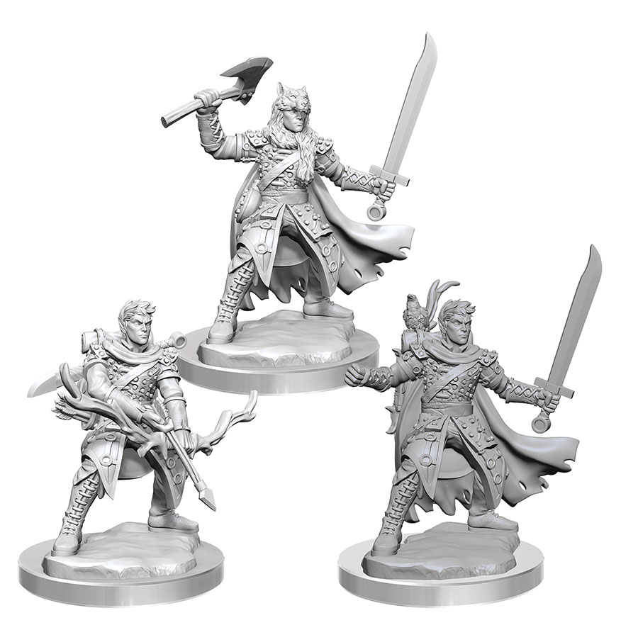 Dungeons & Dragons Frameworks Character Miniature - Half Elf Ranger (Male)