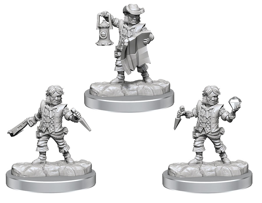 Dungeons & Dragons Frameworks Character Miniature - Halfling Rogue (Male)