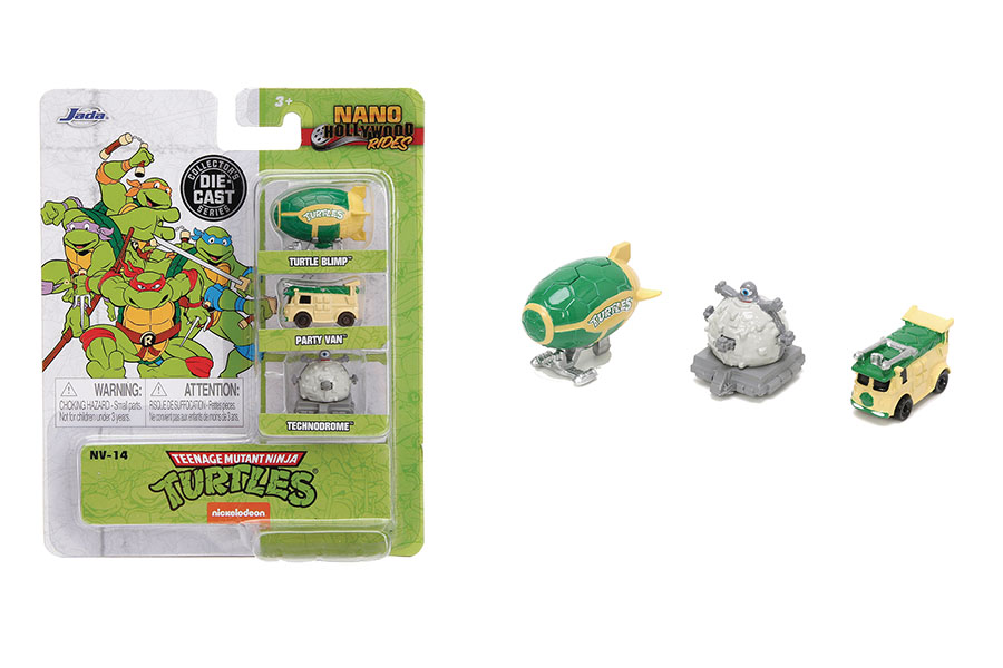 Hollywood Rides Teenage Mutant Ninja Turtles Nano 3-Pack
