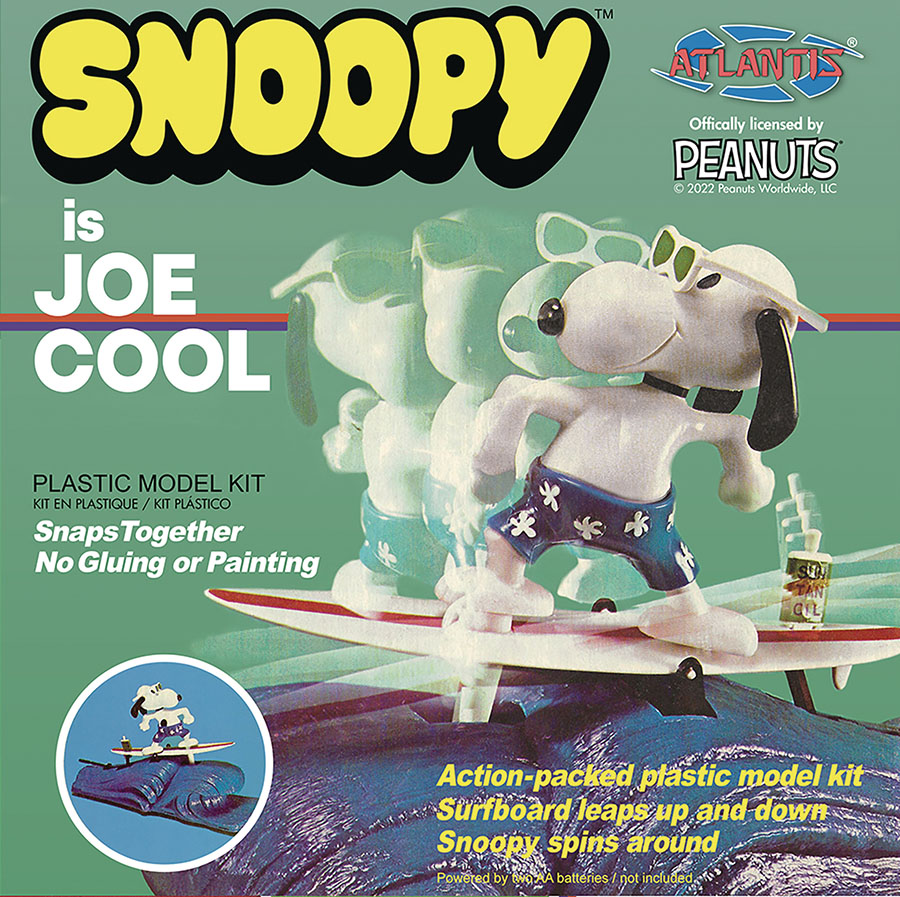 Snoopy Is Joe Cool Motorized Model Kit
