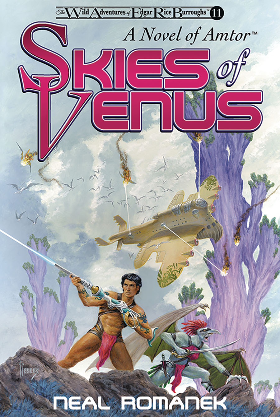 Wild Adventures Of Edgar Rice Burroughs Skies Of Venus Novel HC