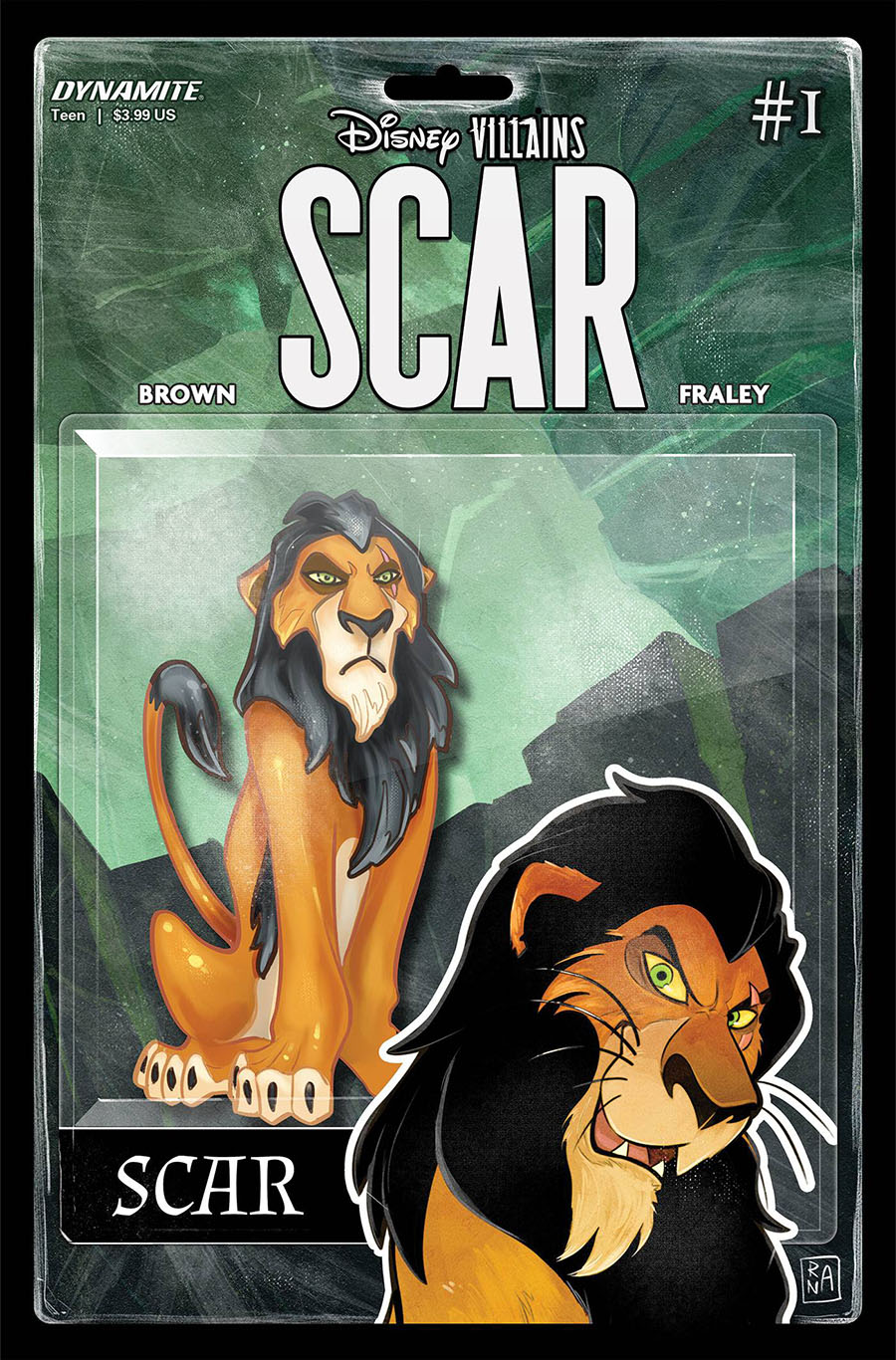 Disney Villains Scar #1 Cover L Incentive Alessandro Ranaldi Action Figure Variant Cover