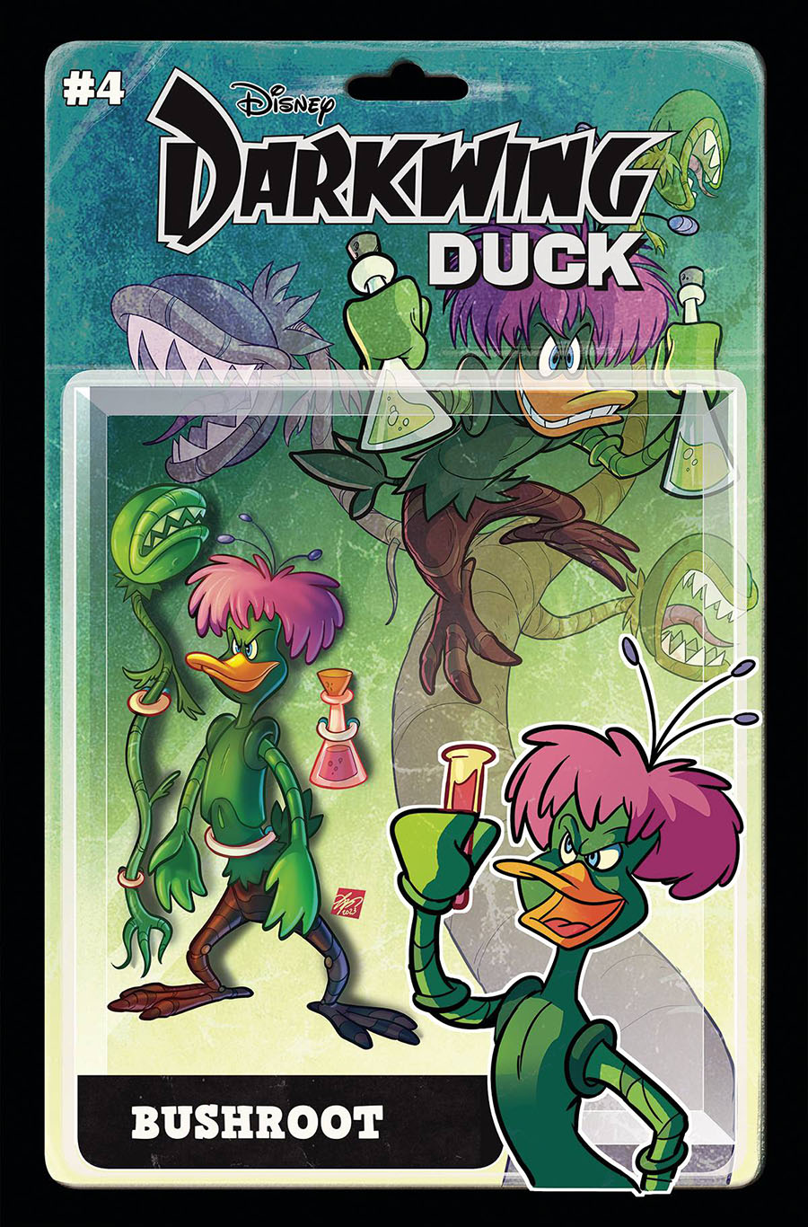 Darkwing Duck Vol 3 #4 Cover J Incentive Action Figure Variant Cover
