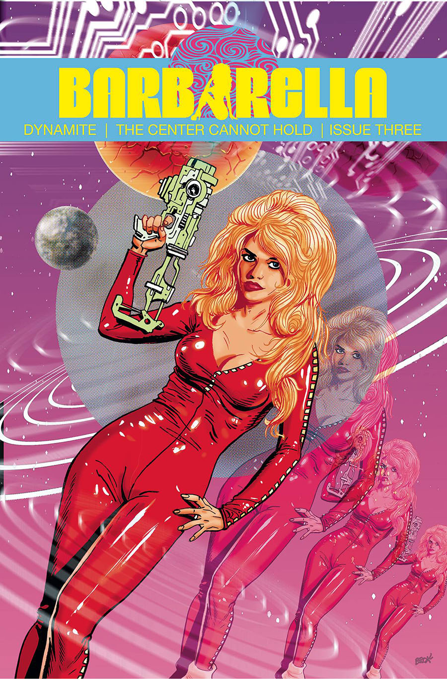 Barbarella Center Cannot Hold #3 Cover F Incentive Jimmy Broxton Retro Variant Cover