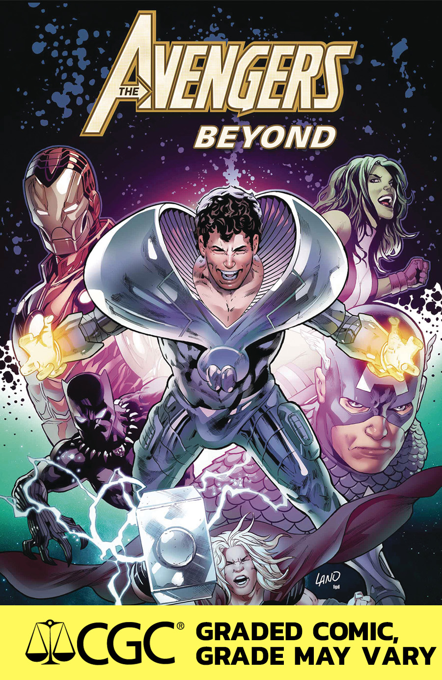 Avengers Beyond #1 Cover G DF CGC Graded