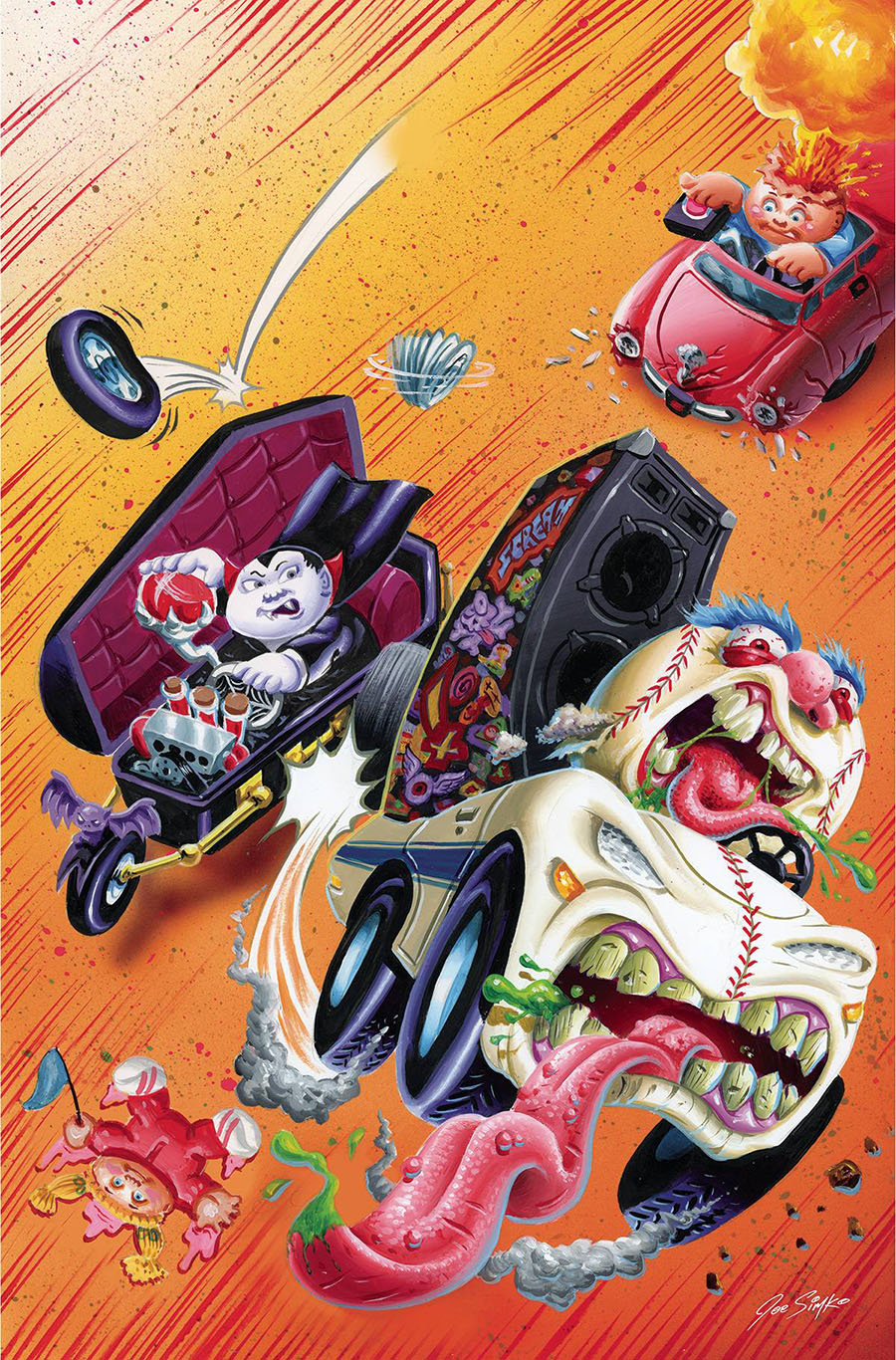 Madballs vs Garbage Pail Kids Time Again Slime Again #3 Cover I Limited Edition Joe Simko Virgin Cover