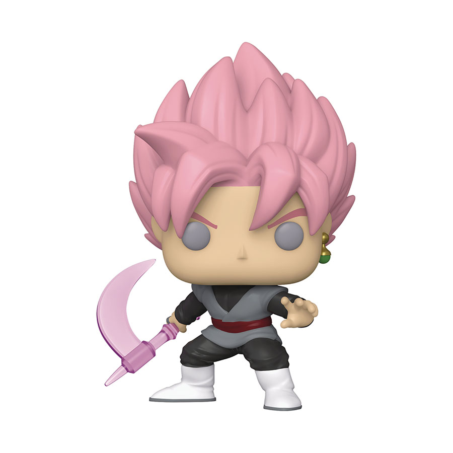 POP Animation Dragon Ball Super Super Saiyan Rose Goku Black With Translucent Scythe Vinyl Figure