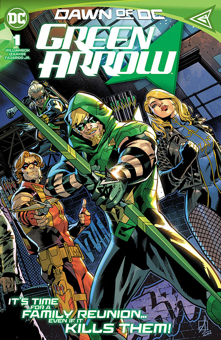 Green Arrow Vol 8 #1 Cover A Regular Sean Izaakse Wraparound Cover