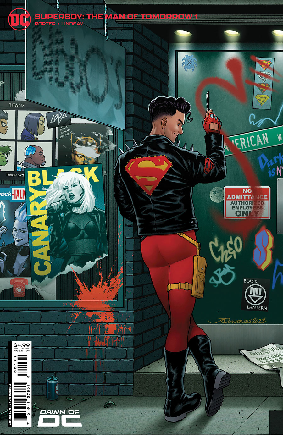 Superboy The Man Of Tomorrow #1 Cover B Variant Joe Quinones Card Stock Cover