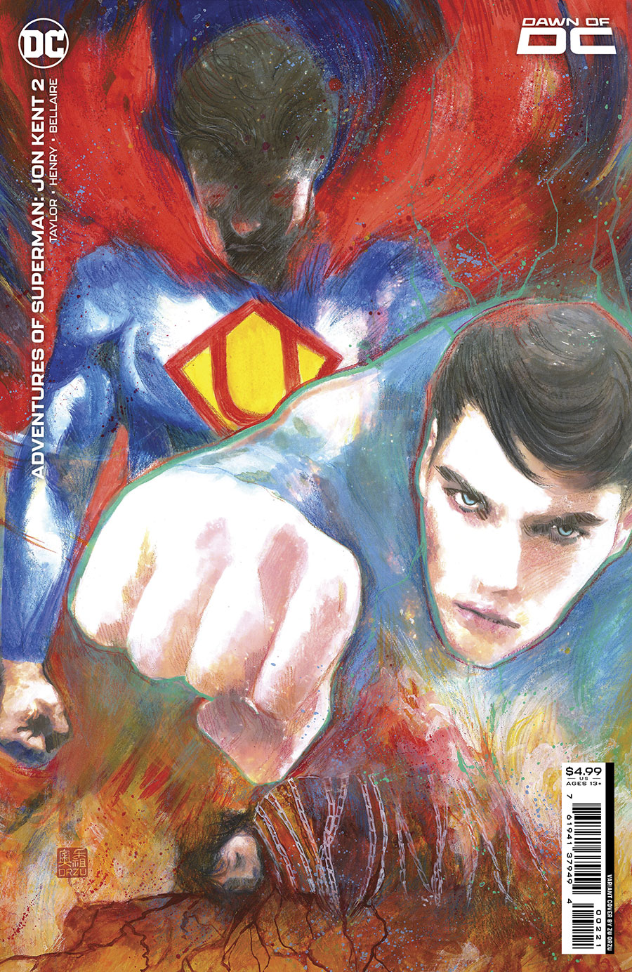 Adventures Of Superman Jon Kent #2 Cover B Variant Zu Orzu Card Stock Cover