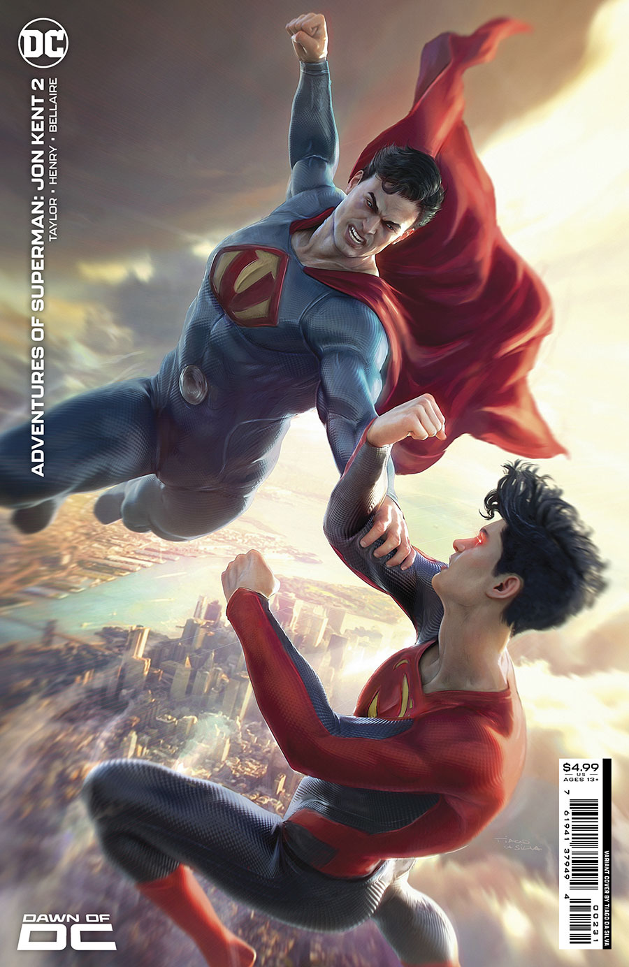 Adventures Of Superman Jon Kent #2 Cover C Variant Tiago Da Silva Card Stock Cover