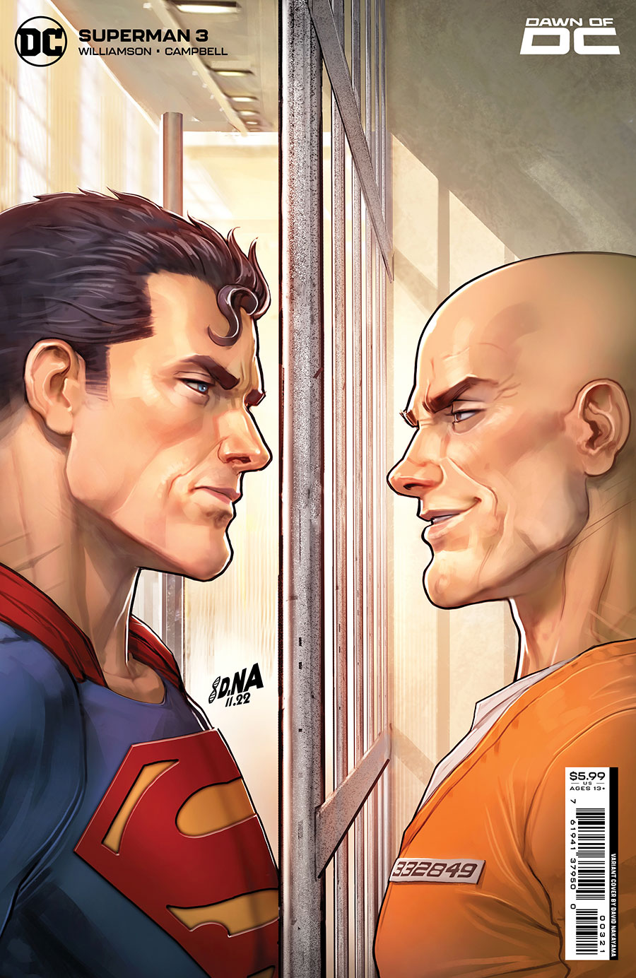 Superman Vol 7 #3 Cover B Variant David Nakayama Card Stock Cover