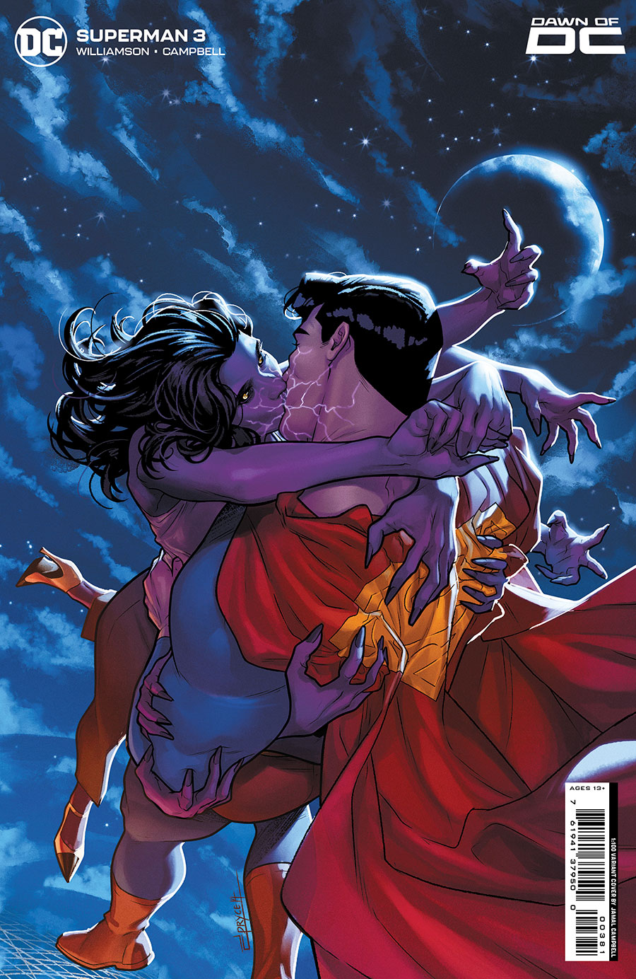 Superman Vol 7 #3 Cover I Incentive Jamal Campbell Foil Variant Cover