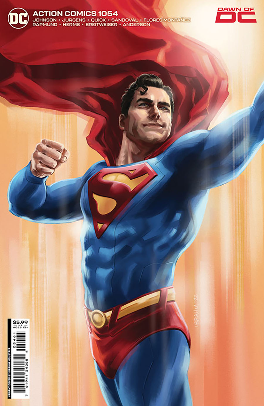 Action Comics Vol 2 #1054 Cover D Variant Ibrahim Moustafa Superman Card Stock Cover