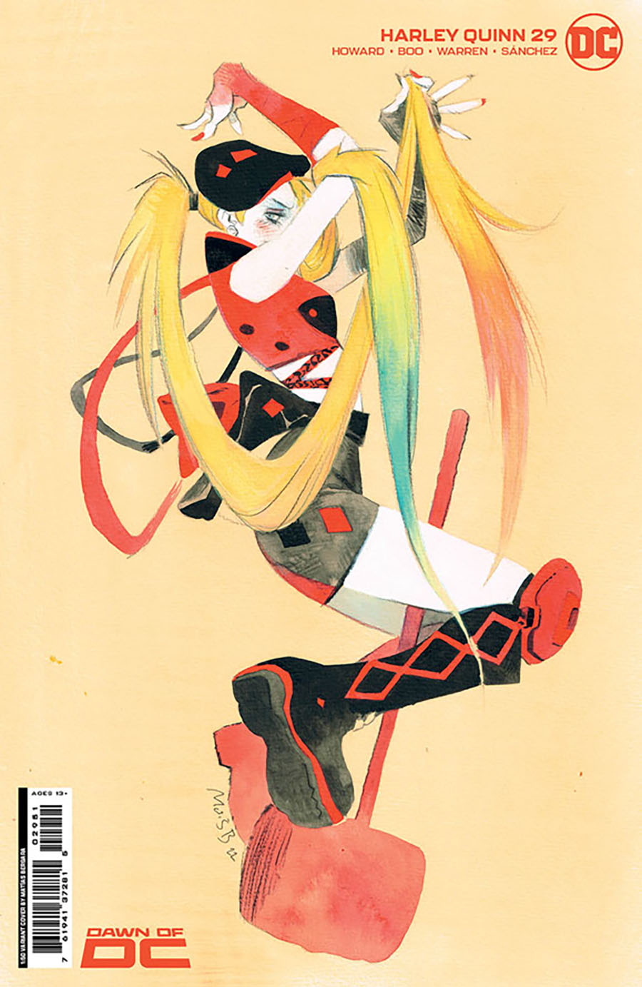 Harley Quinn Vol 4 #29 Cover D Incentive Matias Bergara Card Stock Variant Cover