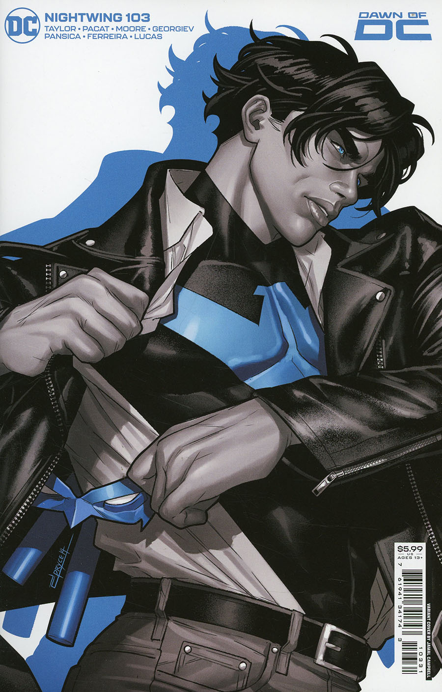 Nightwing Vol 4 #103 Cover C Variant Jamal Campbell Card Stock Cover