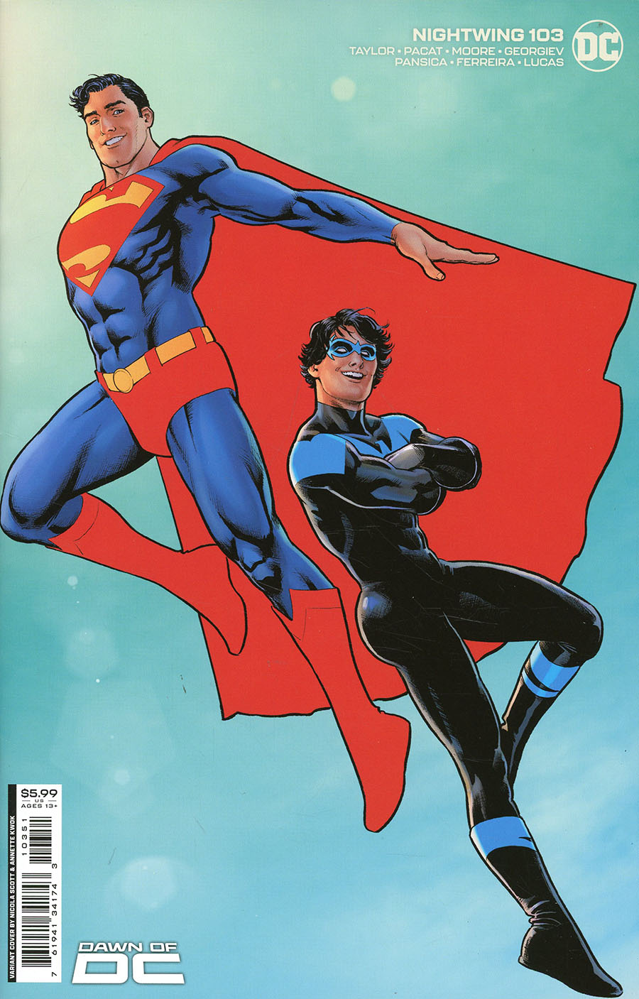 Nightwing Vol 4 #103 Cover D Variant Nicola Scott Superman Card Stock Cover