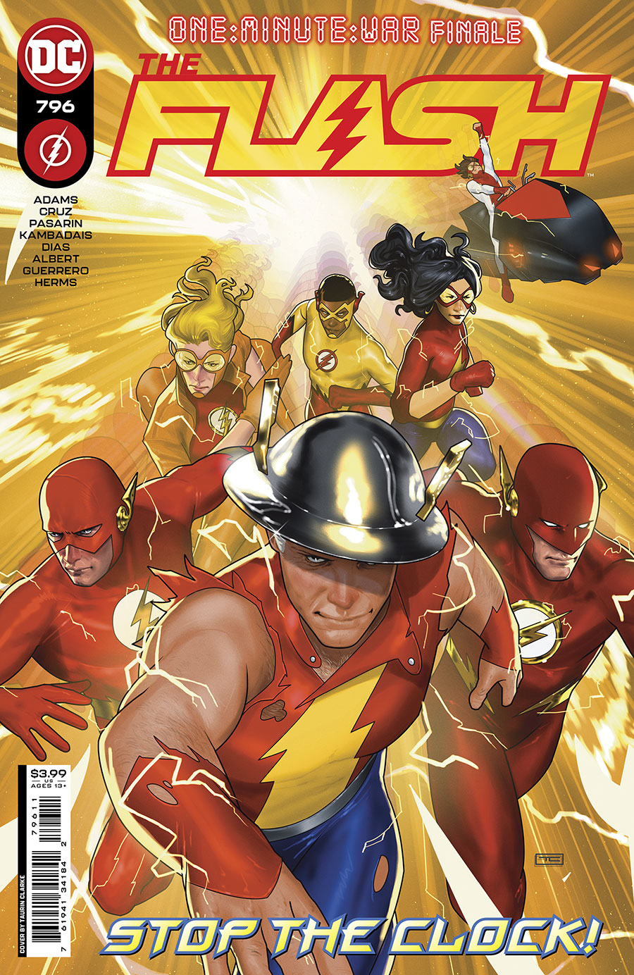 Flash Vol 5 #796 Cover A Regular Taurin Clarke Cover (One-Minute War Part 7)