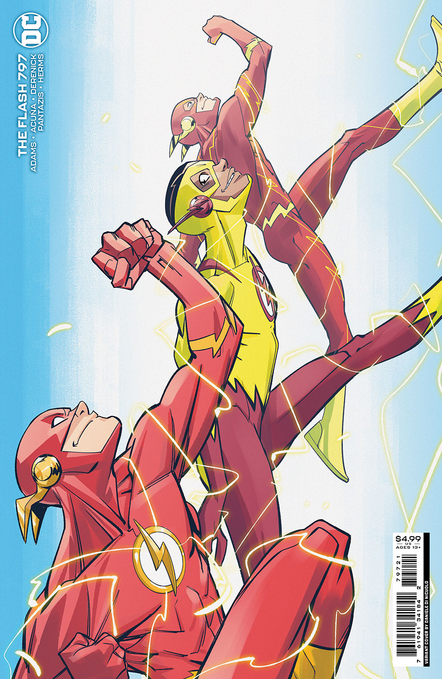 Flash Vol 5 #797 Cover B Variant Daniele Di Nicuolo Card Stock Cover