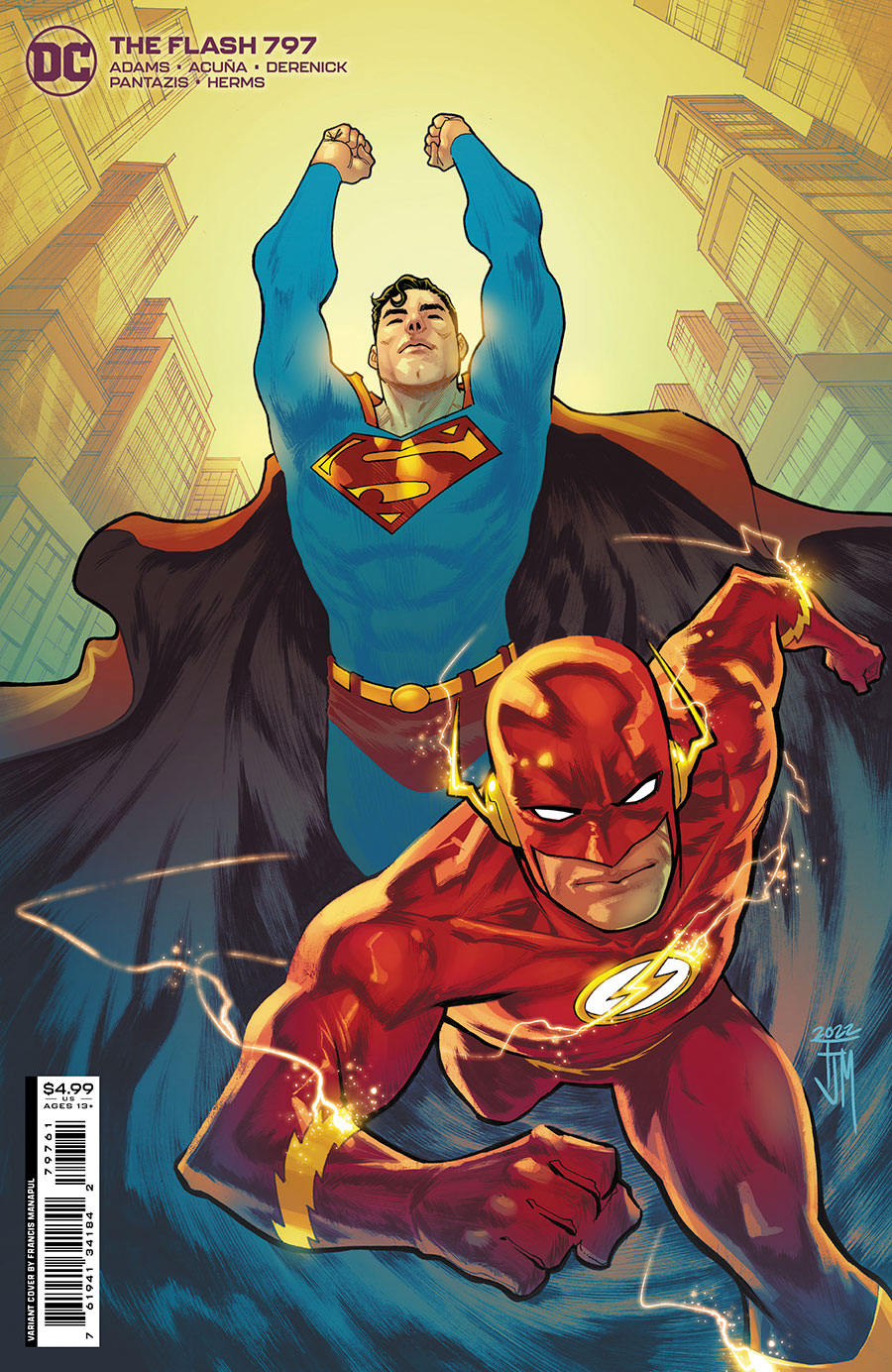 Flash Vol 5 #797 Cover D Variant Francis Manapul Superman Card Stock Cover