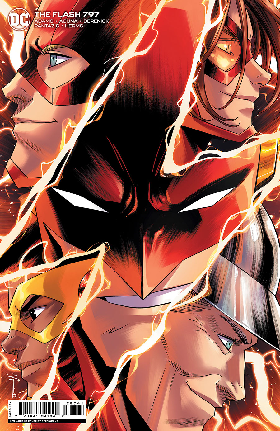 Flash Vol 5 #797 Cover E Incentive Serg Acuna Card Stock Variant Cover