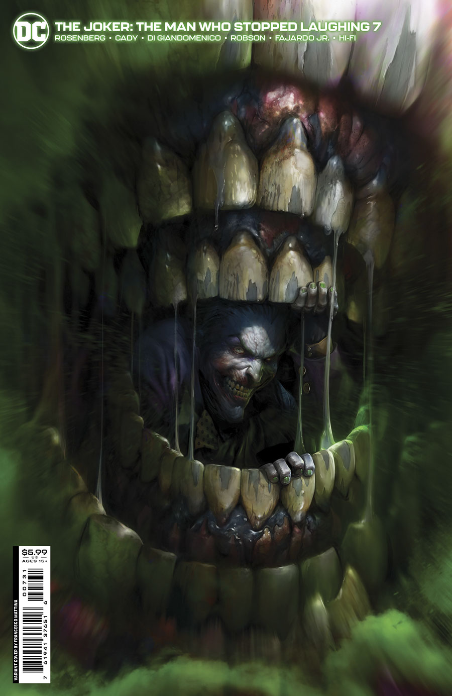 Joker The Man Who Stopped Laughing #7 Cover C Variant Francesco Mattina Cover