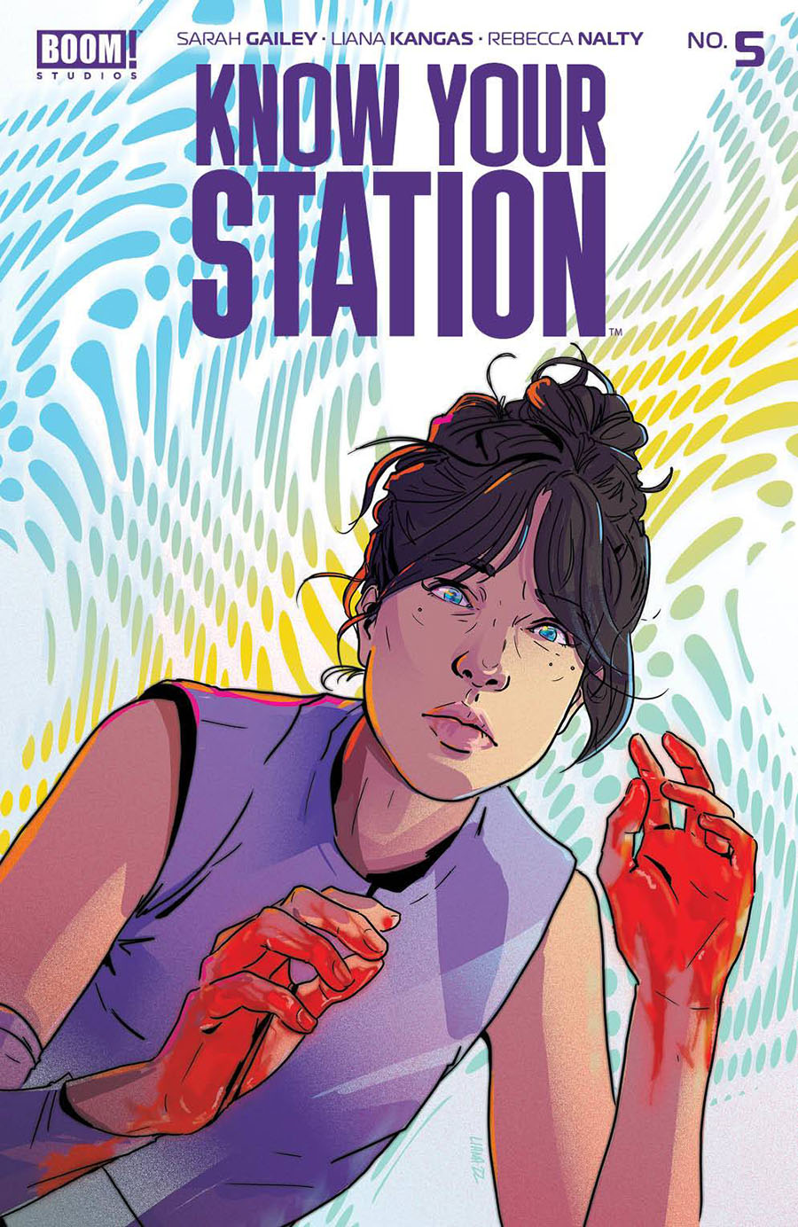 Know Your Station #5 Cover C Incentive Liana Kangas Card Stock Cover