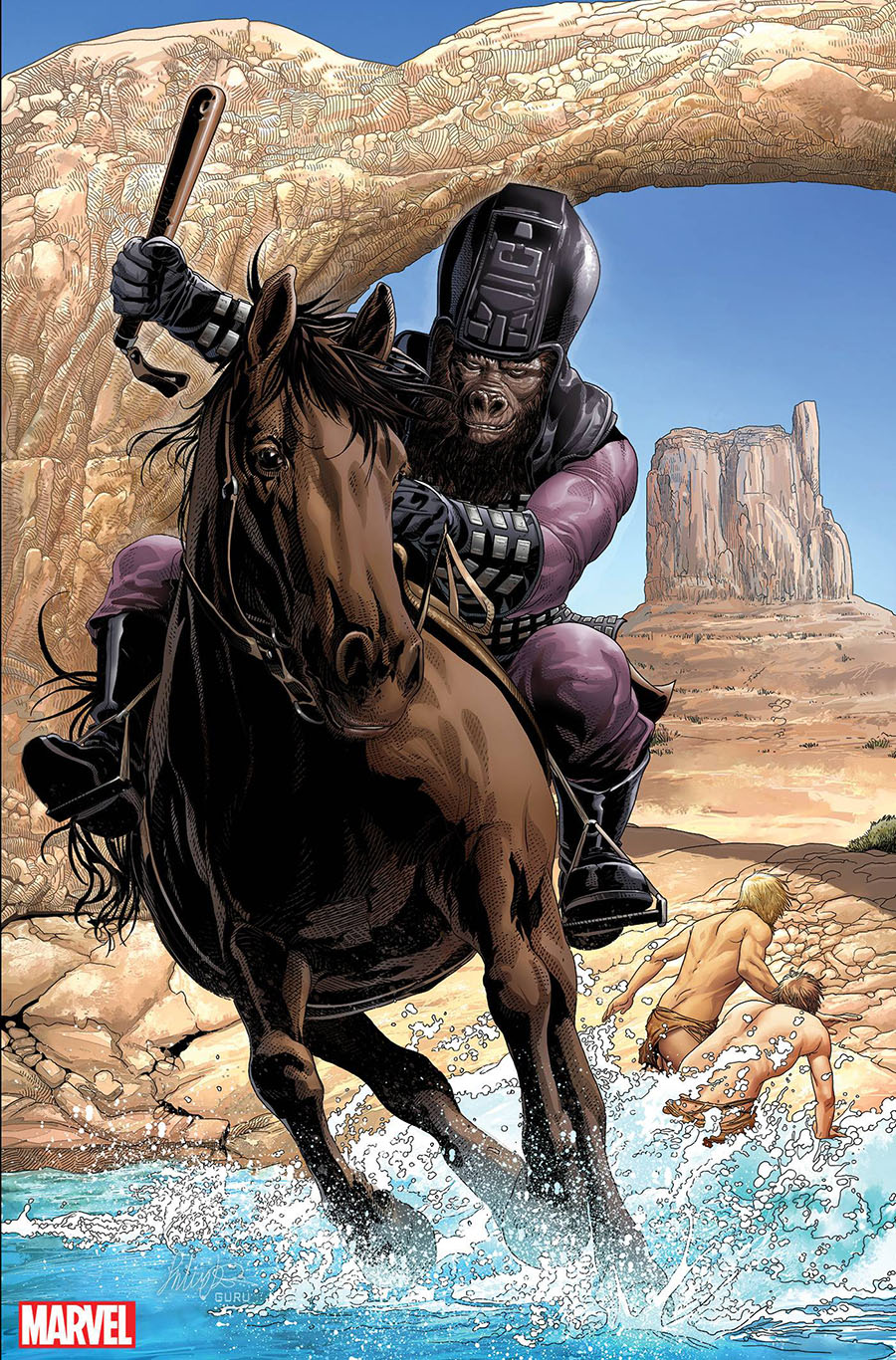 Planet Of The Apes Vol 4 #1 Cover I Incentive Salvador Larroca Virgin Variant Cover