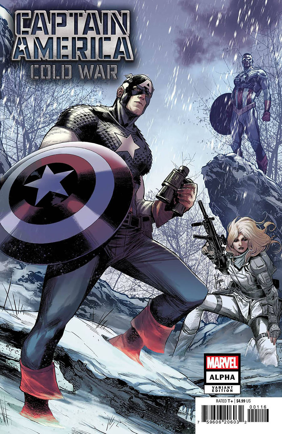 Captain America Cold War Alpha #1 (One Shot) Cover F Incentive Marco Checchetto Variant Cover (Captain America Cold War Part 1)