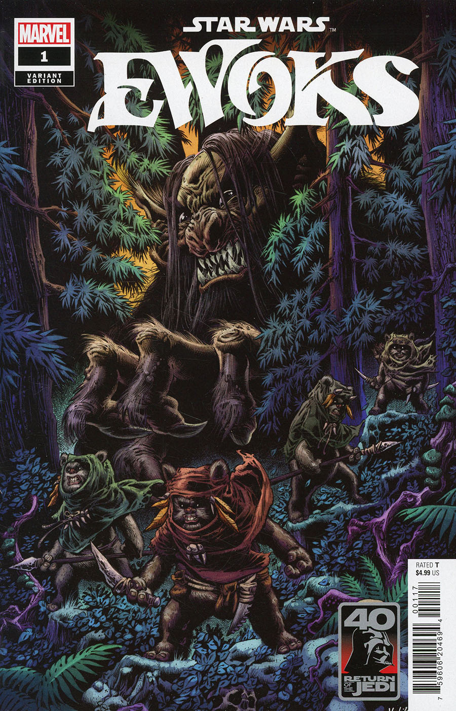 Star Wars Return Of The Jedi Ewoks #1 (One Shot) Cover E Incentive Kyle Hotz Variant Cover