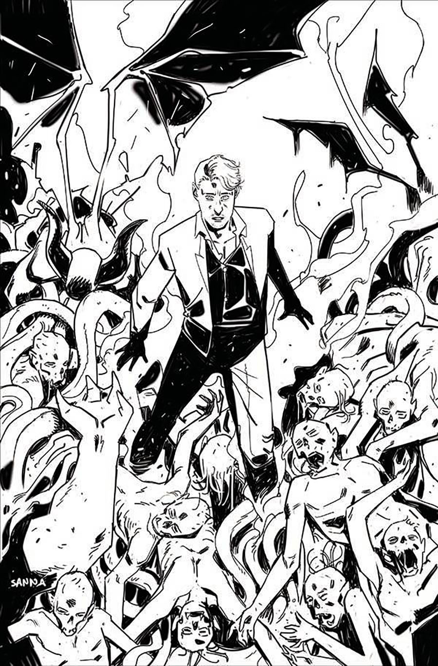 Lovecraft Unknown Kadath #8 Cover F Incentive Jacques Salomon Black & White Virgin Variant Cover