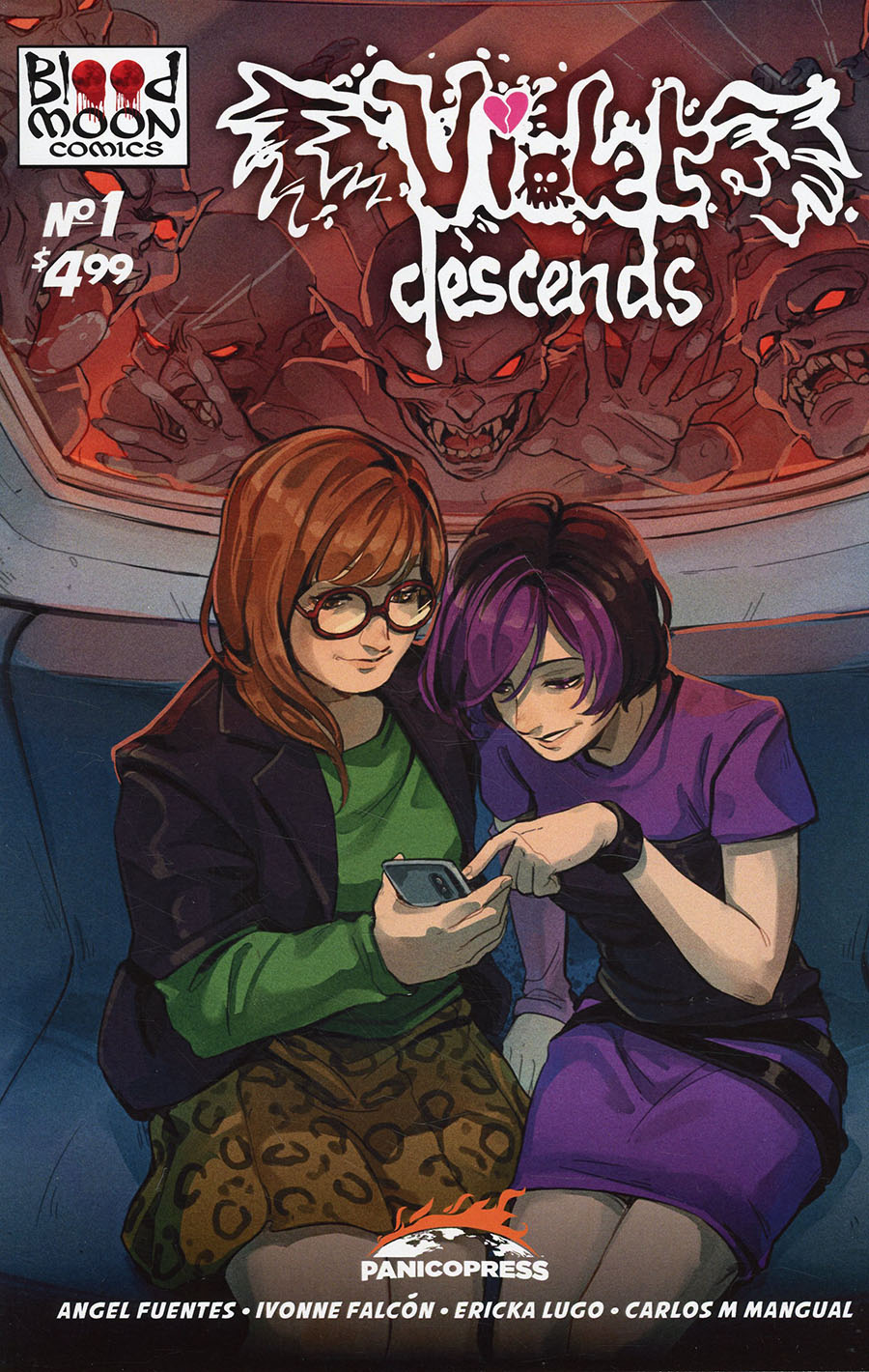 Violet Descends #1 Cover B Incentive Nayla Aguirre Variant Cover