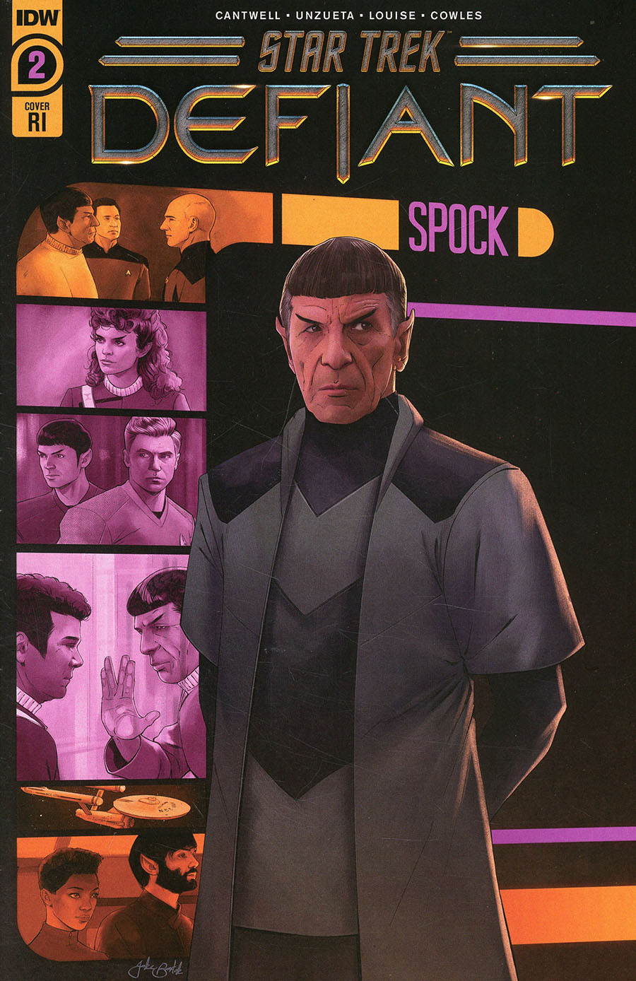 Star Trek Defiant #2 Cover E Incentive Jake Bartok Variant Cover