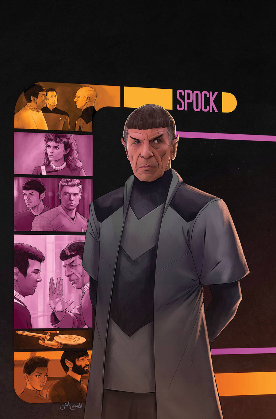 Star Trek Defiant #2 Cover F Incentive Jake Bartok Virgin Variant Cover