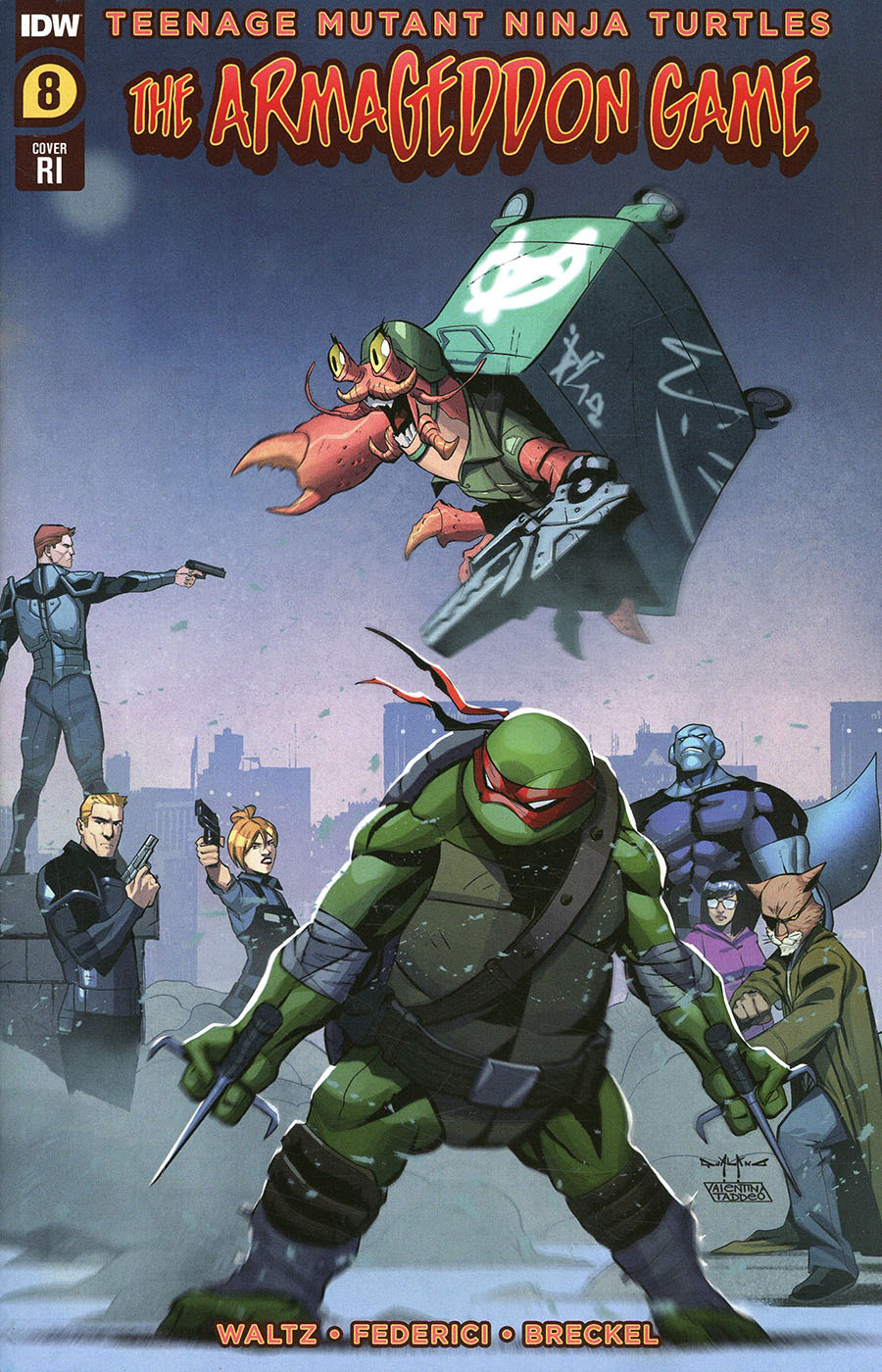 Teenage Mutant Ninja Turtles Armageddon Game #8 Cover D Incentive Pasquale Qualano Variant Cover